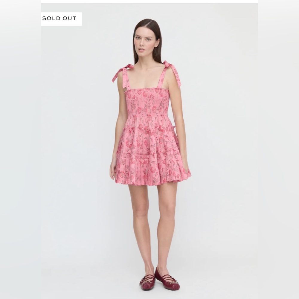 Hill House NWT Charlotte Ribbon Nap Dress